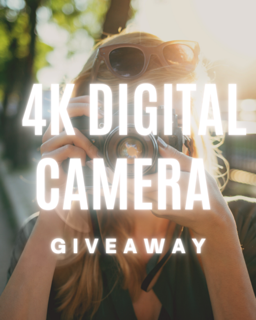 4K Digital Camera Giveaway