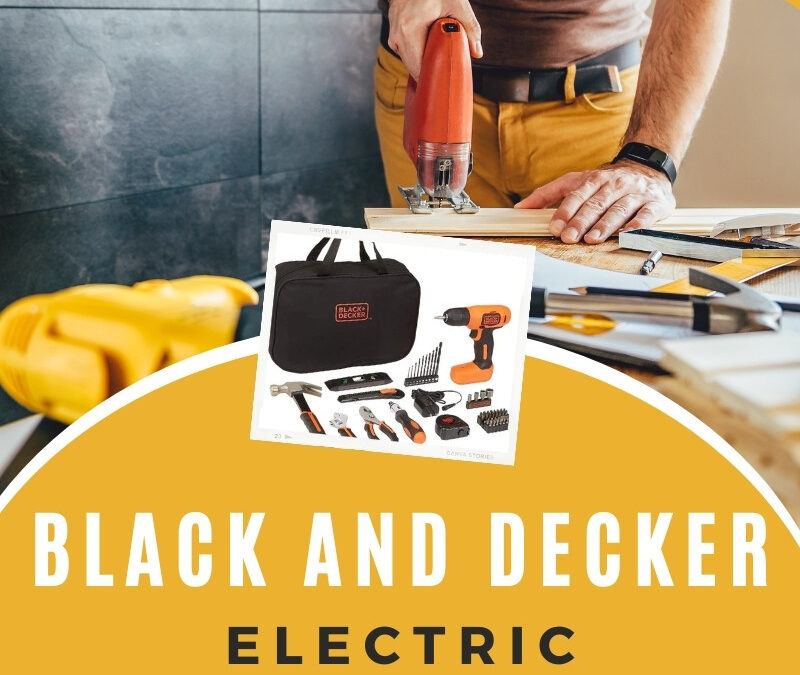 Black and Decker Electric Drill Set Giveaway