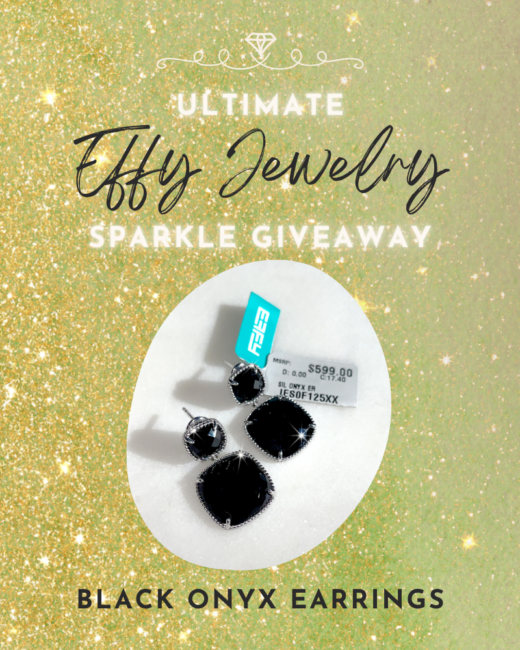 Ultimate Effy Jewelry Giveaway: Black Onyx Earrings