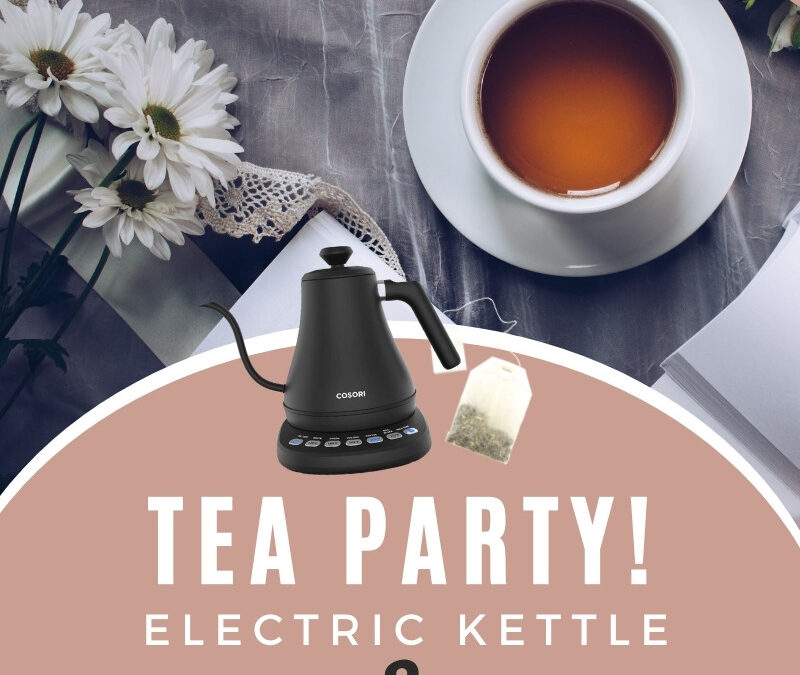 Tea Party! Electric Kettle + Organic Tea Bundle