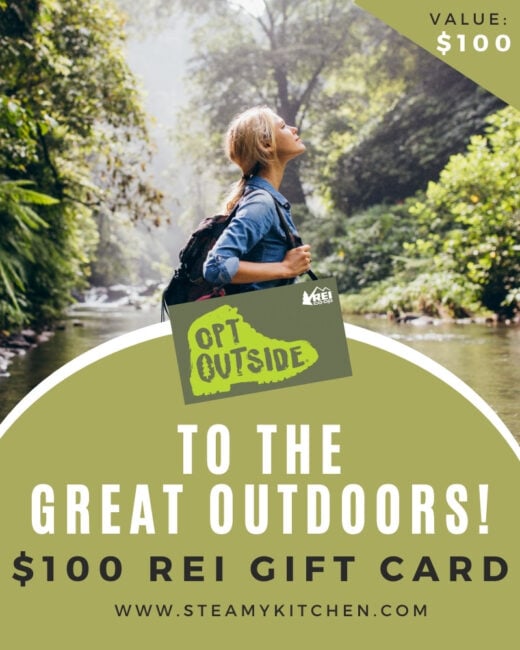 To The Great Outdoors! $100 REI Gift Card • Steamy Kitchen Recipes