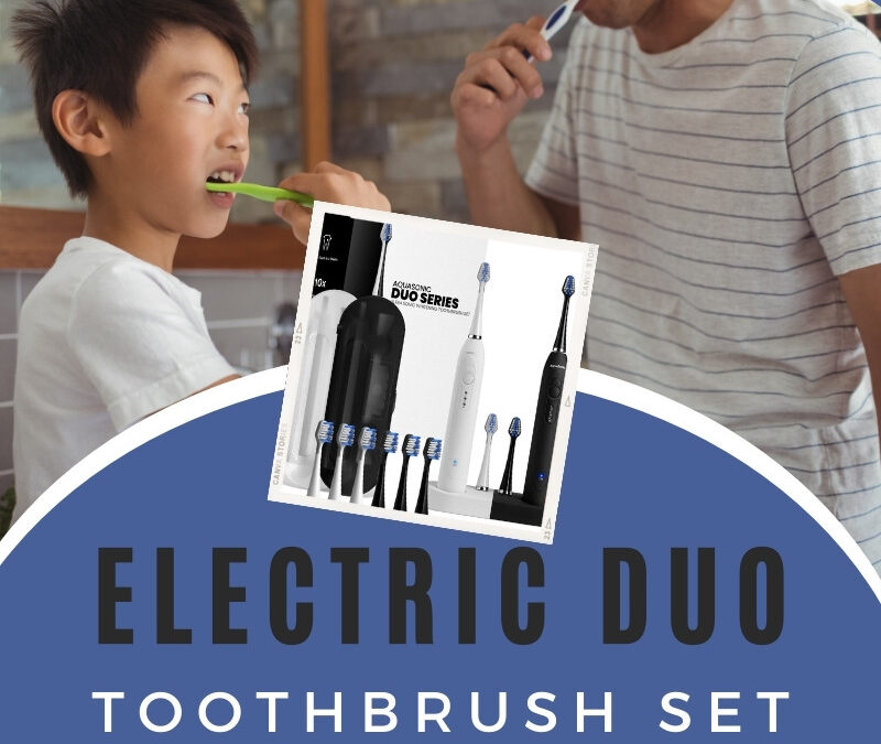 Electric Duo Toothbrush Set Giveaway