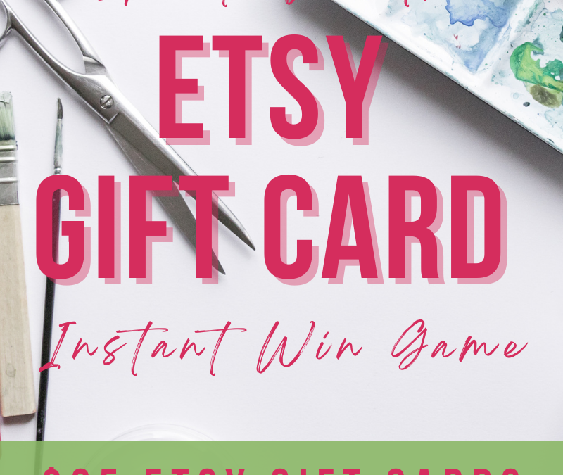 Etsy Gift Card Instant Win Game