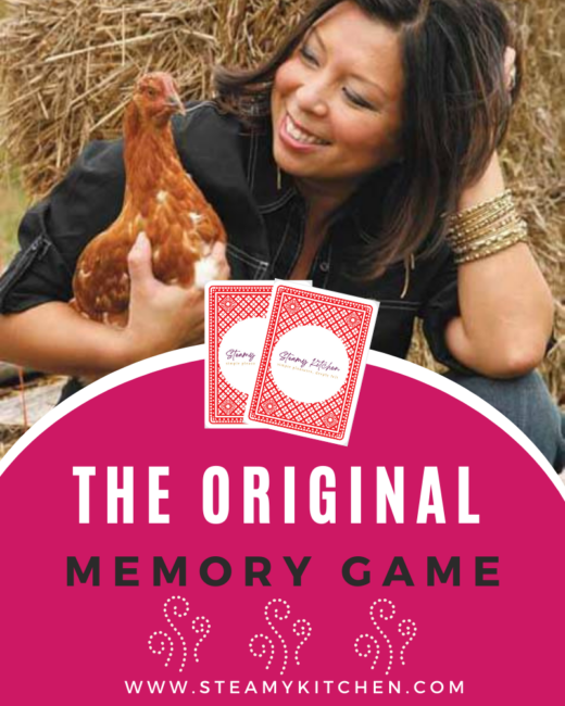NEW! Steamy Kitchen Memory Game
