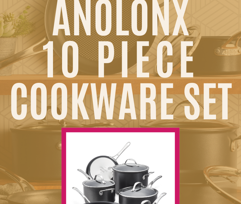 AnolonX 10 Piece Cookware Set Review and Giveaway