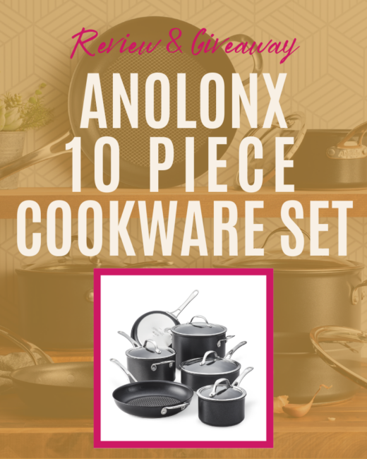 AnolonX 10 Piece Cookware Set Review and GiveawayEnds in 22 days.
