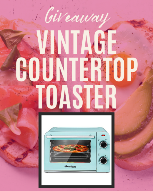 Americana by Elite 8-Slice Vintage Diner Countertop Toaster Oven