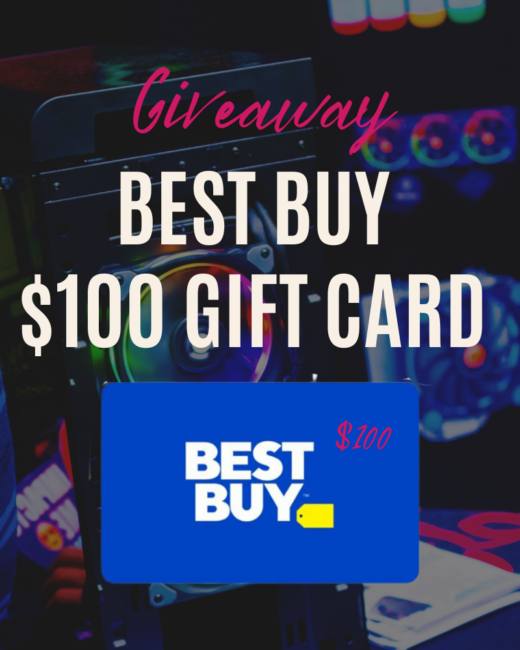 Best Buy $100 Gift Card GiveawayEnds in 30 days.