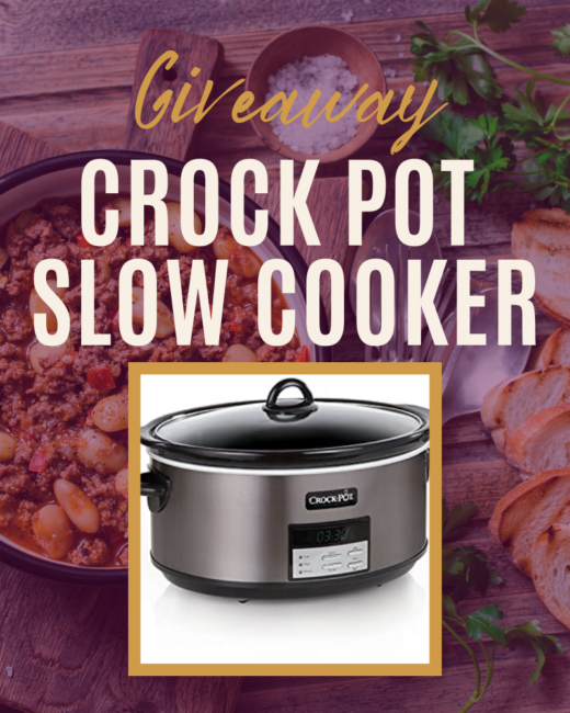 Crock Pot Slow Cooker Giveaway