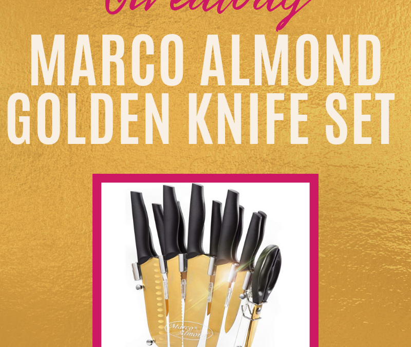 Marco Almond Golden Titanium Knife Set Giveaway