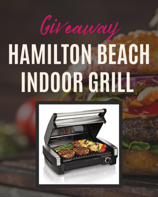 Hamilton Beach Grill Giveaway • Steamy Kitchen Recipes Giveaways