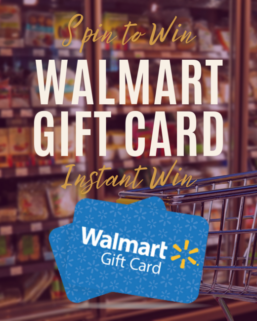 Walmart Gift Card Instant Win GameEnds in 26 days.