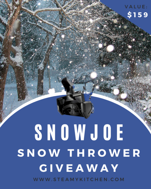 Snow Joe Snow Thrower GiveawayEnds in 50 days.