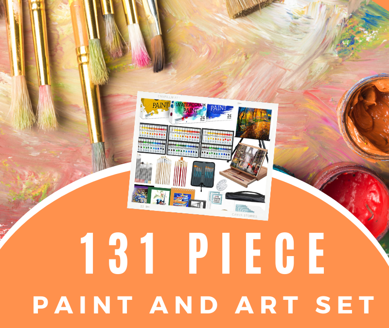 Jumbl Deluxe 131-Piece Painting Kit Giveaway