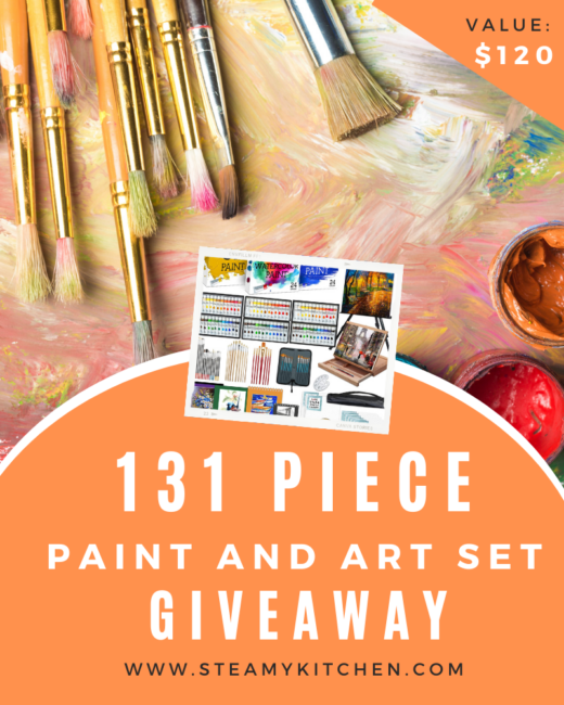 Jumbl Deluxe 131-Piece Painting Kit GiveawayEnds in 57 days.