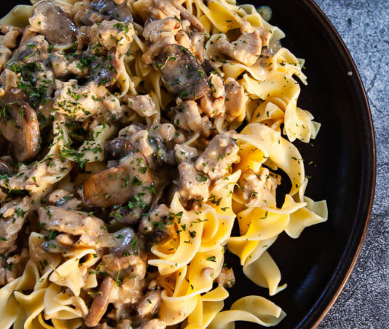 Healthy Turkey Stroganoff Recipe