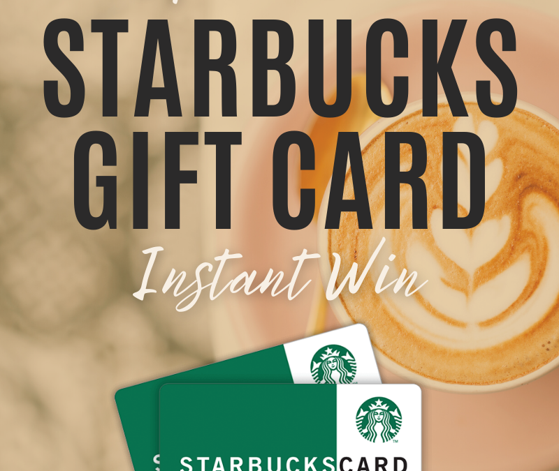 Starbucks Gift Card Instant Win Game