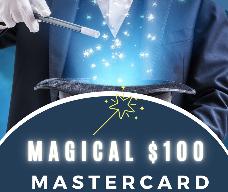 Magic Mastercard $100 Gift Card Giveaway