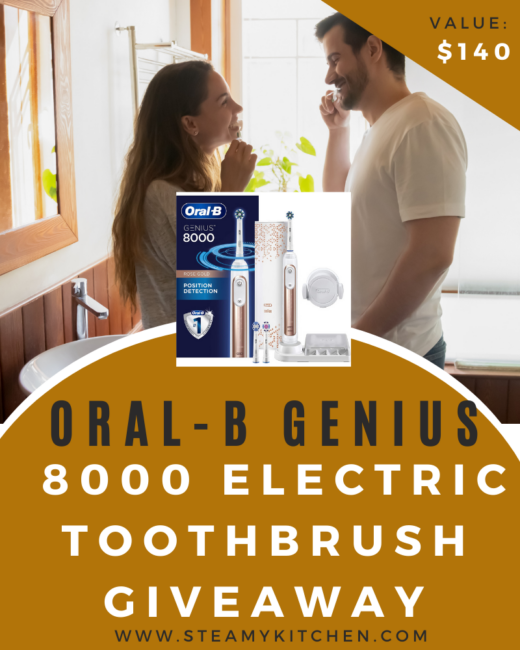 Oral-B Genius 8000 Electric Toothbrush GiveawayEnds in 85 days.