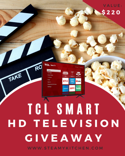 TCL 40-Inch Smart TV GiveawayEnds in 88 days.