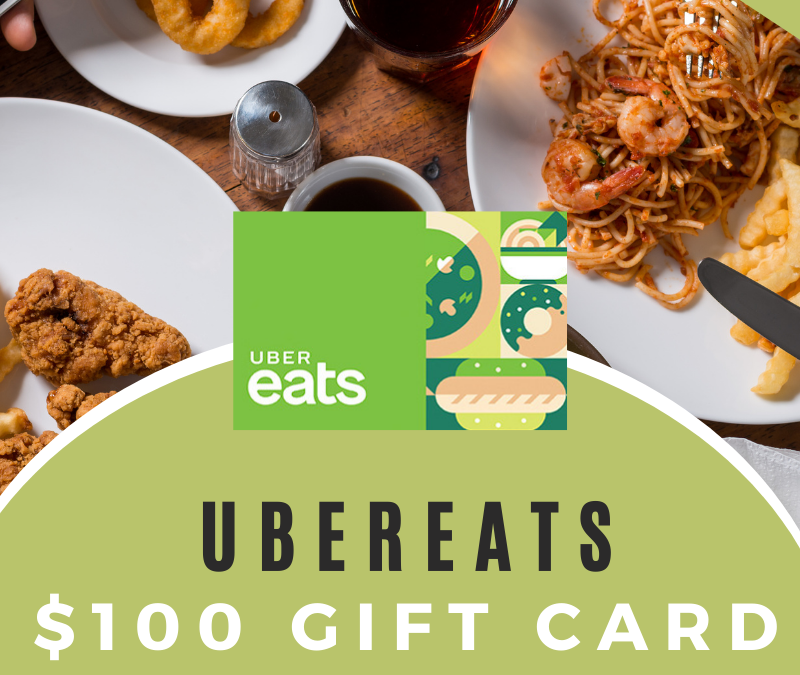 UberEats $100 Gift Card Giveaway