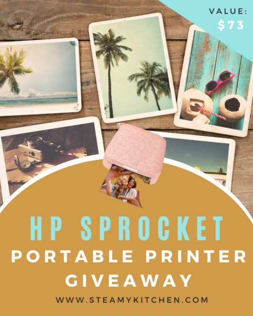 HP Sprocket Instant Photo Printer GiveawayEnds in 77 days.