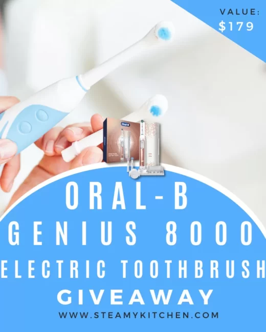 Oral-B Genius 8000 Electric Toothbrush GiveawayEnds in 11 days.