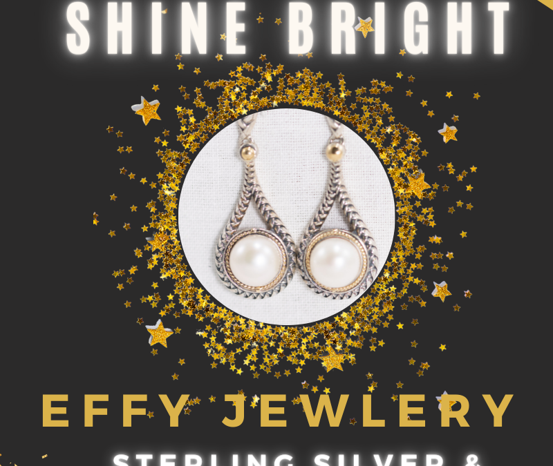 Shine Bright: Effy Sterling Silver & 18K Gold Pearl Earrings Giveaway