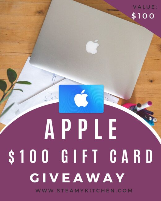 Apple $100 Gift Card GiveawayEnds in 19 days.