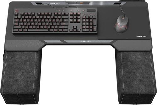 gaming couch cushion keyboard desk