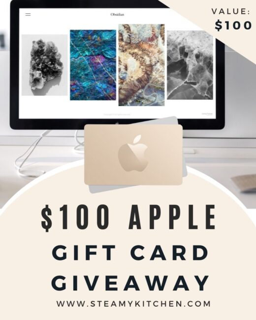 $100 Apple Gift Card Giveaway
