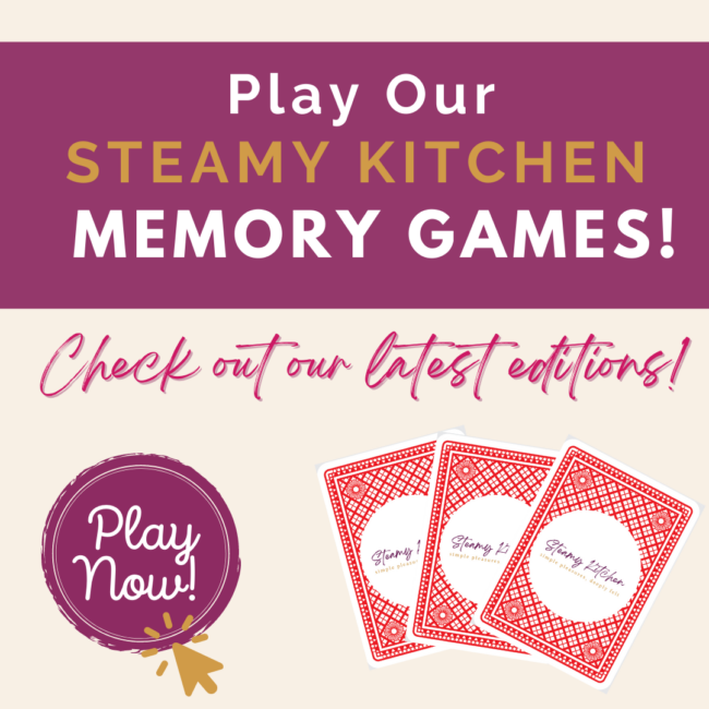Steamy Kitchen Memory Game