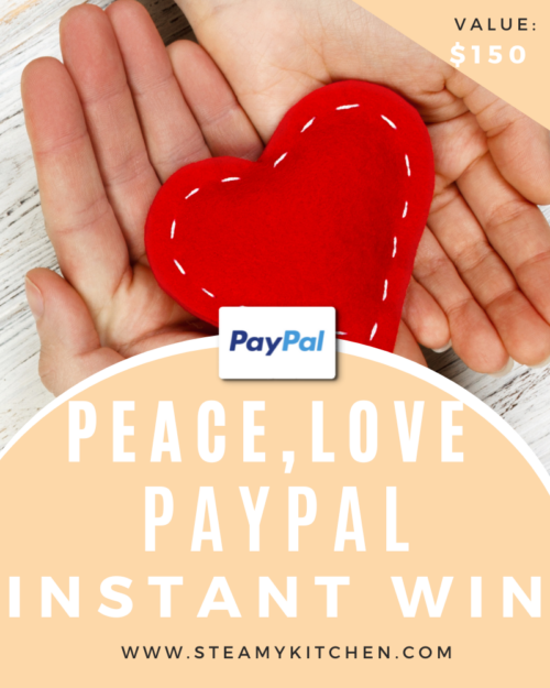 Sunday Instant Win: Peace and Love Paypal Instant Win