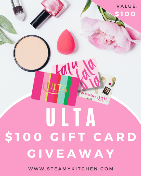 Ulta $100 Gift Card Giveaway • Steamy Kitchen Recipes Giveaways