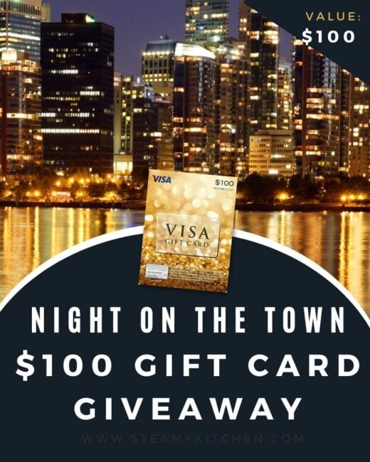 Night On The Town $100 Gift Card Giveaway Graphic
