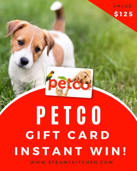 Gift Card Instant Win Game • Steamy Kitchen Recipes Giveaways