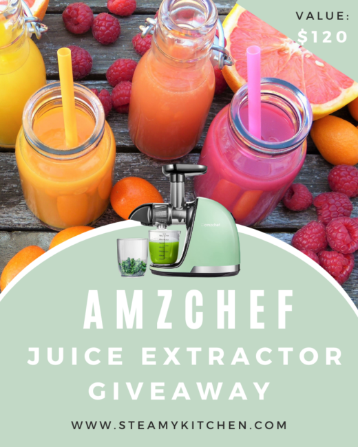 AmzChef Juice Extractor GiveawayEnds in 7 days.