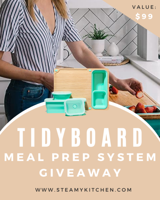 TidyBoard Meal Prep System Review and Giveaway