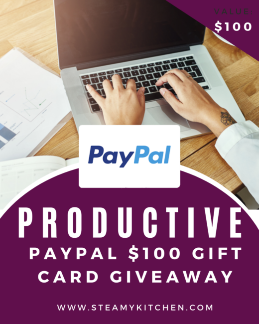Productivity PayPal $100 Gift Card GiveawayEnds in 43 days.