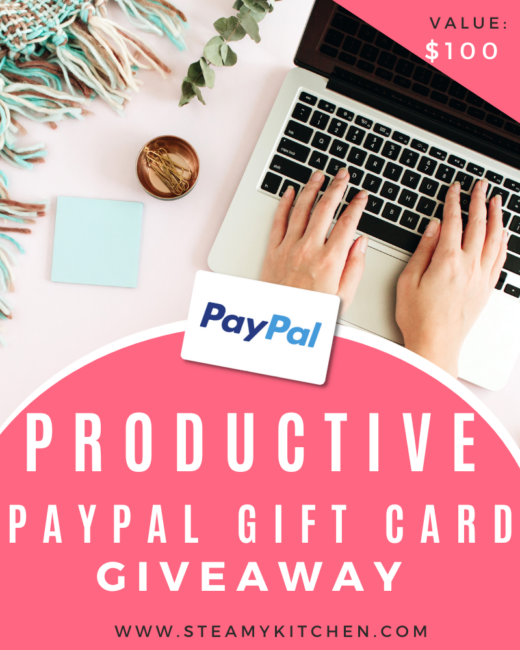 Productivity PayPal $100 Gift Card GiveawayEnds in 31 days.