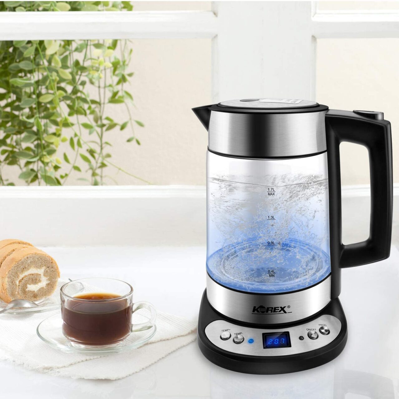 Korex Smart Electric Water Kettle Giveaway • Steamy Kitchen Recipes 