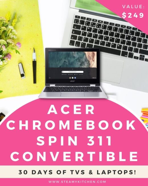 Acer Chromebook Spin 311 Convertible Laptop GiveawayEnds in 86 days.