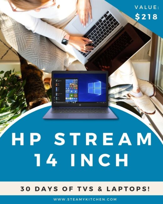HP Stream 14 Inch Laptop GiveawayEnds in 86 days.