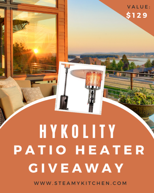 Hykolity Patio Heater GiveawayEnds in 60 days.