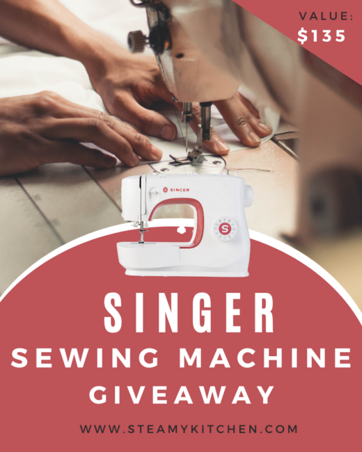 Singer Sewing Machine Giveaway