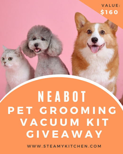 Neabot Pet Grooming Vacuum Kit GiveawayEnds in 3 days.