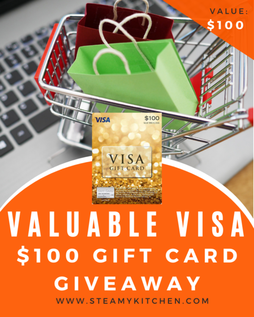 Valuable Visa $100 Gift Card GiveawayEnds Tomorrow!
