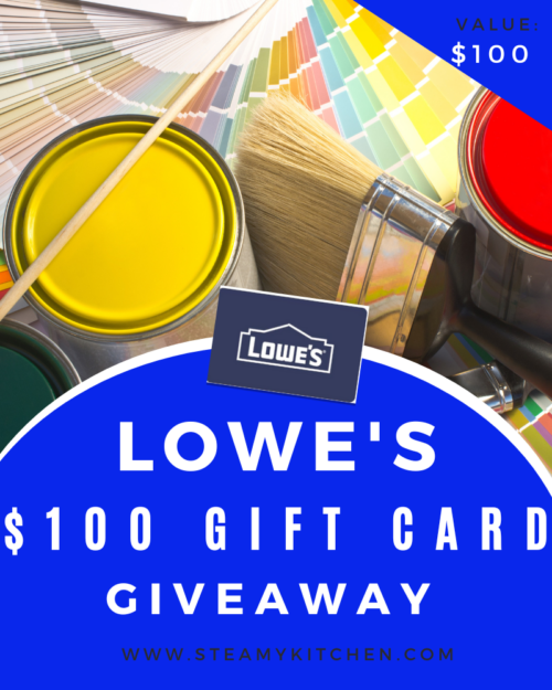 Lowe's Gift Card Giveaway