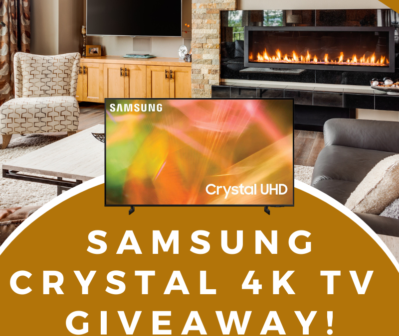 Samsung 43 Inch Crystal 4K Smart TV Giveaway