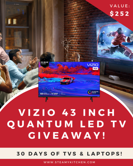 VIZIO 43 Inch Quantum LED TV GiveawayEnds in 69 days.